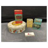 Vintage tins