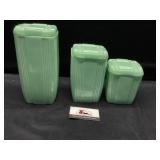 Jadeite canister set