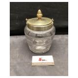 Vintage glass canister