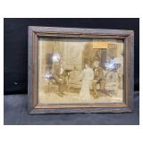 Vintage framed photo