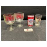 Beer glasses