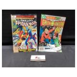 Spider-Man and Green Lantern comics