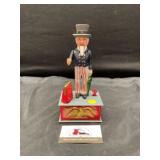 Plastic uncle sam bank