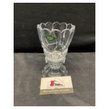 Shannon Crystal pedestal vase
