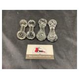 Cut crystal knife rests