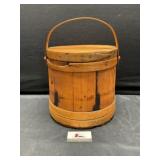 Primitive Firkin bucket