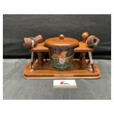 Vintage pheasant pipe stand
