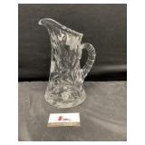 Cut glass pitcher