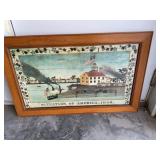 Framed wall decor