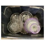 Glassware, glass dishes