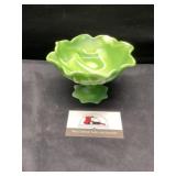 Slag glass dish