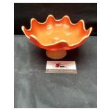 Slag glass bowl