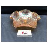Carnival glass dish