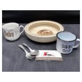 Vintage baby dish ware