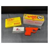 Scare Away. Model RJ 1 and partial ammo box