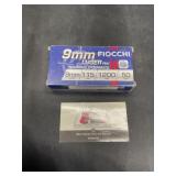 Fiocchi 9 MM qty 50