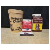 Hopalong Cassidy Ice Cream and Milk Cartons