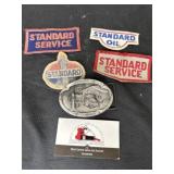 Standard Oil Belt Buckle and Patches