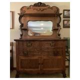 Antique sideboard buffet