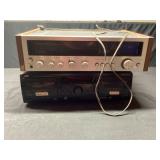 JVC cassette deck and Kenwood receiver