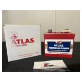 Atlas Battery Radio Advertiser