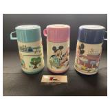 Vintage Aladdin Mickey Mouse bottles