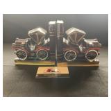 Ceramic car Bookends