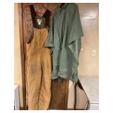 Bear Country x l tall coveralls and rain coat