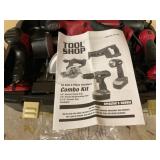 Tool shop 18v 4 piece cordless tool set
