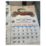Standard Oil Calendar Advertisers
