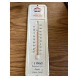 Standard Oil Thermometer Logan IA