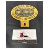 Farmers Mutual License Plate Topper