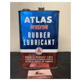 Atlas Rubber Lubricant can