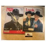 Life and Look Hopalong Cassidy Magazines