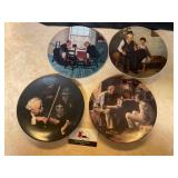 Knowles Norman Rockwell Plates, Family Grace, T