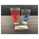 Vintage Disney Glasses, Pinocchio, Funny Bunny