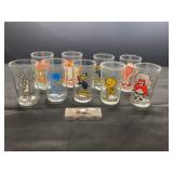 1976 Warner Brothers Welches Cartoon Glasses,