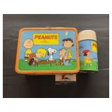 Thermos 1950s Peanuts Metal Lunchbox and Bottle