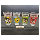 1999 Warner Bros Cartoon Glasses, Sylvester,