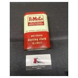 Ford motor company, wax traded, dusting cloth tin