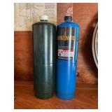 Two Small torch tanks