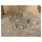 Glass mugs