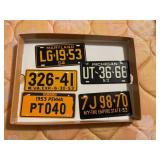 Bicycle state license plate plates