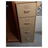 Metal file cabinet