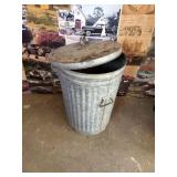 Metal Garbage Can