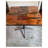 Classic car themed table
