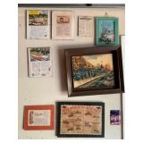 Classic car wall decor