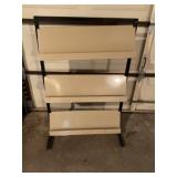 Metal magazine rack