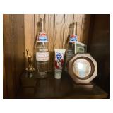 Vintage collectables and pepsi bottles