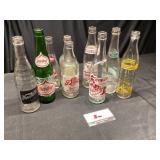 Antique pop bottles